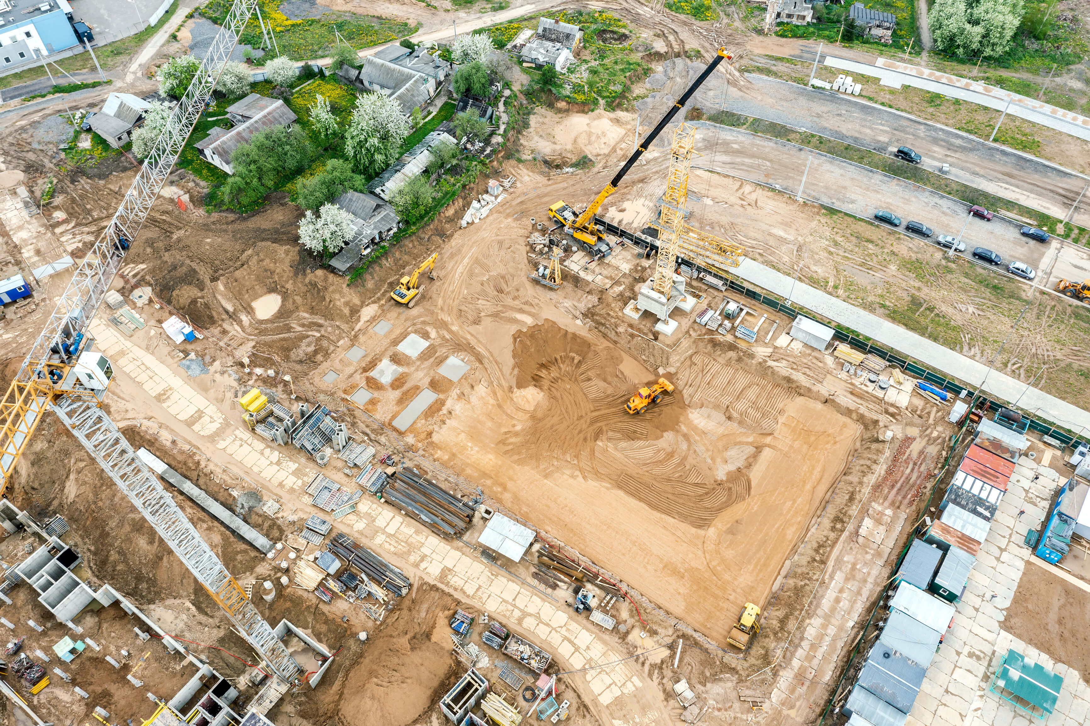 Construction Site Aerial